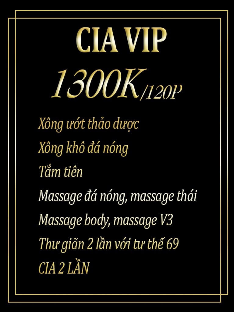 Giá CIA VIP Massage Spa TANTRA