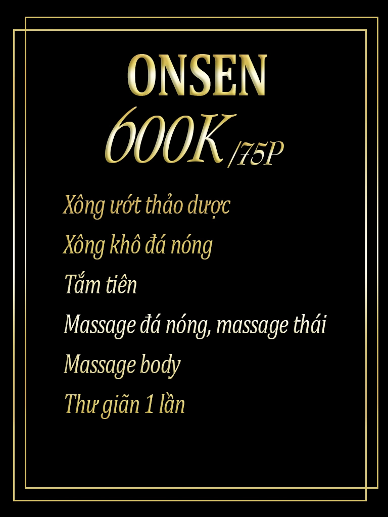 Giá Onsen Massage Spa TANTRA